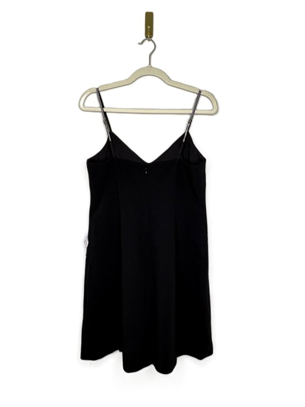 Cinq à Sept Rhinestone Bow Minidress Black Size 10 - Picture 3 of 11